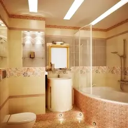 Bathroom decoration with tiles photo