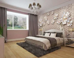Photo beautiful wallpaper for the bedroom