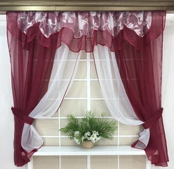 Tulle for the kitchen photo modern long