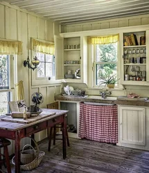 Rustic Kitchen Interior Photo