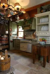 Rustic kitchen interior photo