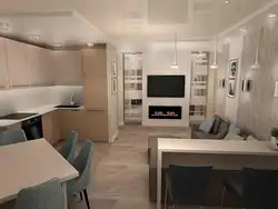 Kitchens Living Rooms Design 17 Sq.M.