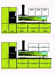 Kitchens 3 meters long photo