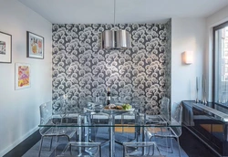 Photo combination of wallpaper in the kitchen