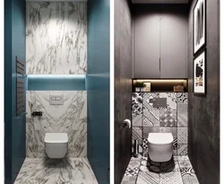 Finishing a toilet in an apartment photo