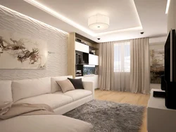 Интерьер гостиной 12 м