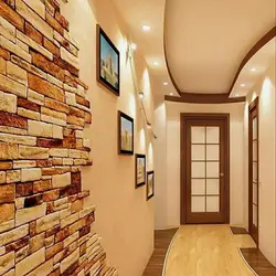 Hallway Decorative Stone Design Photo