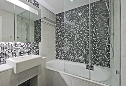 Mosaic design in the bath