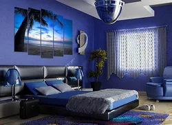 Bedrooms in blue photo
