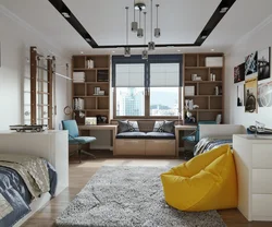 Combined children's and living room photo