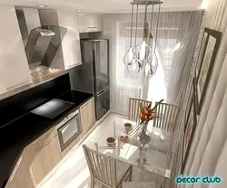 Kitchen in a panel house 9 m2 layout and design