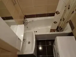 Хрущевтегі заманауи ванна бөлмесінің дизайны