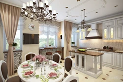 Kitchen dining room interior design photo