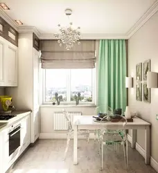 Large square kitchen design