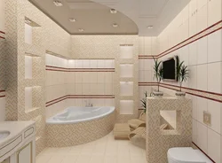 Photo of the interior of the bathroom combined