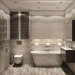 Photo of the interior of the bathroom combined