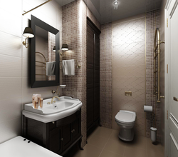 Photo of the interior of the bathroom combined