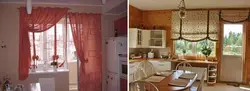 Шторы на кухню дзверы на балкон фота