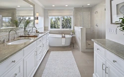 Design Of A Bathroom With A Window In The House