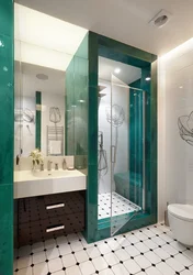 Bathroom renovation with shower design photo