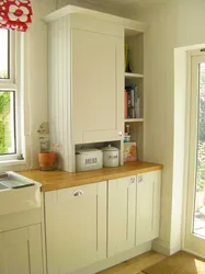 How to disguise a gas boiler in the kitchen photo