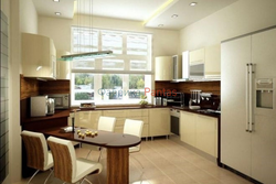 Kitchen interior design photo 15 sq m