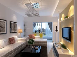 Living Room Interior With Balcony Photo