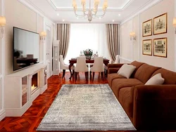 Living room design 18 m2