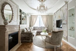 Дызайн гасцінай 18 м2