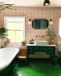 Жасыл фотодағы ванна
