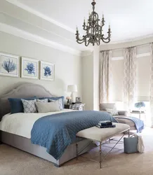 In The Bedroom In Blue Photo