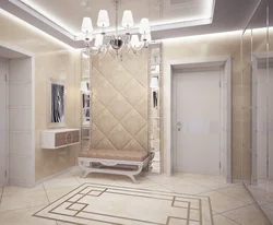 Hallway in modern style design light photo