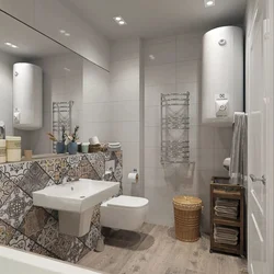 Bathroom in scandi style photo