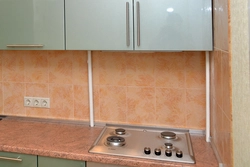 Hidden pipes in the kitchen photo