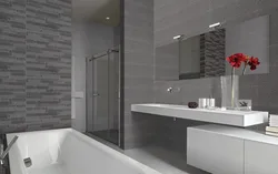Светло Серая Плитка Для Ванной Фото