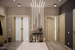 Lighting in the hallway interior photo