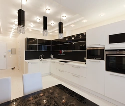 Black kitchens photo color combination