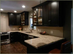 Black kitchens photo color combination