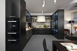 Black kitchens photo color combination
