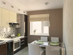 Zamonaviy uslubda oshxona dizayni arzon 6 kv m
