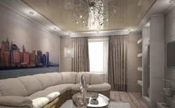 Renovation in Khrushchev in the living room modern style photo