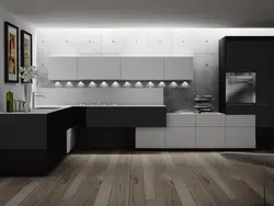 Müasir mətbəx minimalizm fotoşəkili