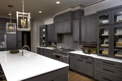 Dark kitchen design