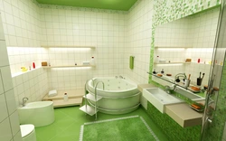 Then design and decoration of bathrooms