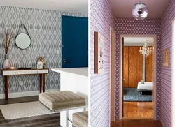 What wallpaper to put in a small hallway photo