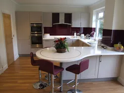 Bar counter table for a small kitchen photo