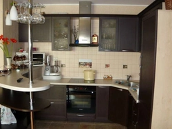 Bar Counter Table For A Small Kitchen Photo