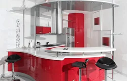 Bar counter table for a small kitchen photo