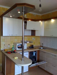 Bar counter table for a small kitchen photo