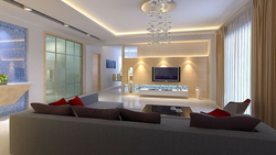 Interior light in the living room